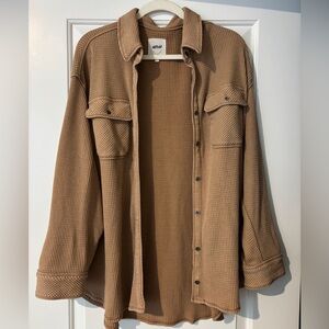 Aerie Waffle Button Down